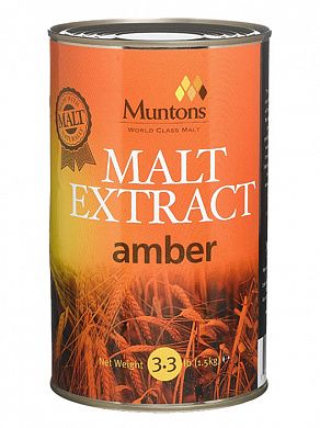 Неохмеленный солодовый экстракт Muntons Amber Malt Ext 1,5 кг